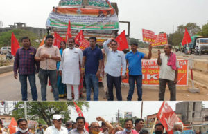 ସଂଯୁକ୍ତ କୃଷକ ମୋର୍ଚ୍ଚା ପକ୍ଷରୁ ଭଦ୍ରକରେ ଭାରତ ବନ୍ଦ, ମିଳିତ ବାମପନ୍ଥୀ ସଂଗଠନ ଓ କଂଗ୍ରେସ ସମର୍ଥନରେ ୧୨ଘଣ୍ଟିଆ ବନ୍ଦ ପାଳନ ସଫଳ