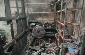 ରାଣୀତାଲ ବଜାରର ଅଗ୍ନିକାଣ୍ଡ ଘଟି ୬ ଦୋକାନ ପୋଡି ପାଉଁଶ