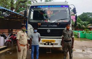 ଭଣ୍ଡାରିପୋଖରୀ – ବାଲି ଗାଡି ଜବତ