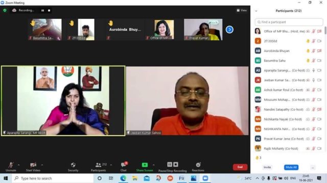 aparajita sarangi- zoom meeting