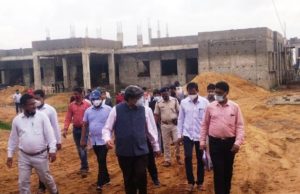 ହାଇକୋର୍ଟ ବିଚାରପତିଙ୍କ ଧାମନଗର କୋର୍ଟର ନିର୍ମାଣାଧିନ ବିଲ୍ଡ଼ିଂ କାର୍ଯ୍ୟ ତଦାରଖ