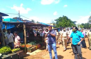 ଚାନ୍ଦପୁର ରାଜପଥ ଉପରୁ ଉଠା ପରିବା ହାଟ ଉଚ୍ଛେଦ