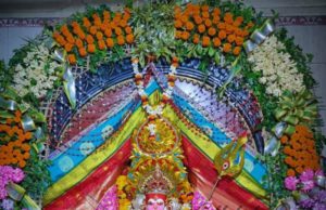 ୪ର୍ଥ ଦିବସରେ ମା’ ଭଦ୍ରକାଳୀଙ୍କ ସିଂହବାହିନୀ ବେଶ