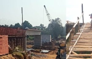 ସରିବାକୁ ବସିଲାଣି ୨୦୨୧, ସରିଲାନି ସାଳନ୍ଦୀ ସେତୁ ନିର୍ମାଣ, ନଦୀ ପାର ଲାଗି ବାଉଁଶ ଚାରା ଭରସା