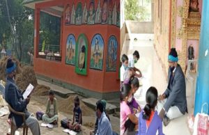 ଗାଁ କୁ ଗାଁ ବୁଲି ପାଠ ପଢାଇଲେ ବ୍ଲକ ଶିକ୍ଷାଧିକାରୀ