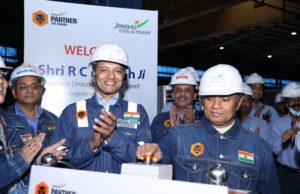 ଅନୁଗୁଳରେ ଜିନ୍ଦଲ ଷ୍ଟିଲ ଏଣ୍ଡ ପାୱାର୍ସର ଟିଏମଟି ରିବାର୍ ମିଲକୁ ଲୋକାର୍ପଣ କଲେ କେନ୍ଦ୍ର ଇସ୍ପାତ ମନ୍ତ୍ରୀ