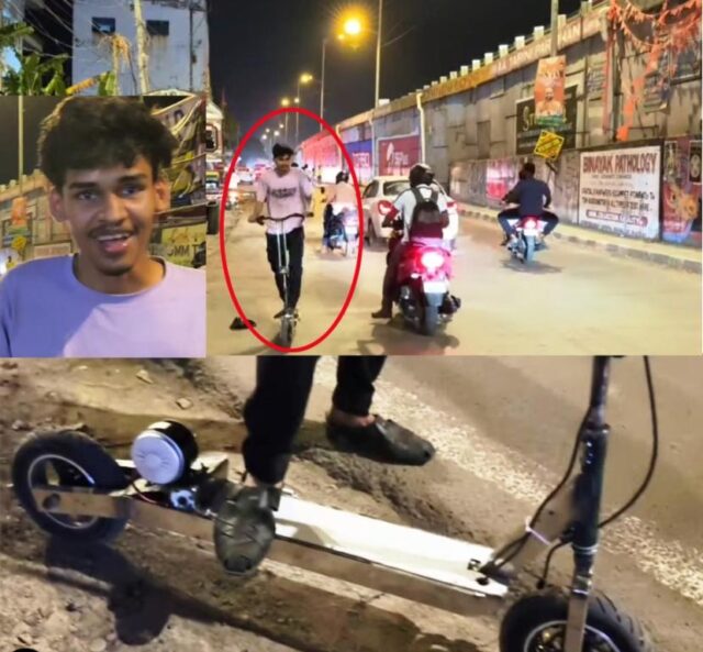 HAPPY HOME SCHOOL STUDENT BATTERY SCOOTER