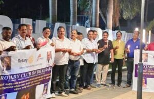 ଭଦ୍ରକ ରୋଟାରୀ କ୍ଲବ୍ ପକ୍ଷରୁ ପହଲଗାମ ଆତଙ୍କୀ ଆକ୍ରମଣରେ ମୃତ ବ୍ୟକ୍ତିଙ୍କ ପାଇଁ କ୍ୟାଣ୍ଡେଲ ଶୋଭାଯାତ୍ରା