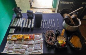 ବିଏସଏଫ ପକ୍ଷରୁ ସର୍ଚ୍ଚ ଅପରେସନ ବେଳେ ବିଭିନ୍ନ ପ୍ରକାର ମାଓ ସାମଗ୍ରୀ ଜବତ: ସର୍ଚ୍ଚ ଅପରେସନ ଜାରୀ