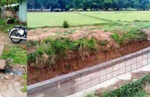 ନିମ୍ନମାନର କାମକୁ ନେଇ ଗ୍ରାମବାସୀ ଅସନ୍ତୁଷ୍ଟ, ନିରପେକ୍ଷ ତଦନ୍ତ କରିବାକୁ ଚାଷୀ ମହଲରେ ଦାବି