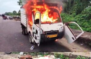 ଗୋରୁ ଗାଡିକୁ ଜାଳିଦେଲେ ଗୋ ରକ୍ଷକ