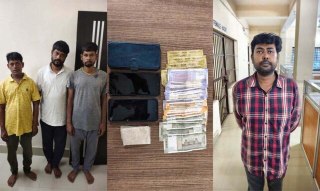 BRAUNSUGAR SEIZED, FIVE ARREST