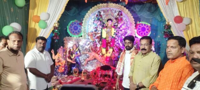 MLA SANJIB MALLICK PUJA MANDAP BULILE