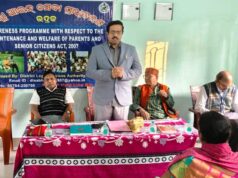 ଜିଲ୍ଲା ଆଇନ୍ ପ୍ରାଧିକରଣ ପକ୍ଷରୁ ବରିଷ୍ଠ ନାଗରିକମାନଙ୍କ ନିମନ୍ତେ ସଚେତନତା କାର୍ଯ୍ୟକ୍ରମ