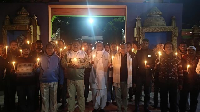 BJP CANDEL SOVAJATRA PHOTO