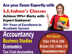 S.S.Sahoo’s Accounts Tuition Classes in Vasant Kunj New Delhi