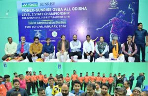 ରାଜ୍ୟସ୍ତରୀୟ ବ୍ୟାଡ଼ମିଂଟନ ଟୁର୍ଣ୍ଣାମେଂଟ ଉଦଘାଟିତ