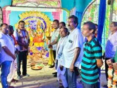 ଭଣ୍ଡାରିପୋଖରୀ ବିଧାୟକଙ୍କ ଶ୍ରୀରାମଚନ୍ଦ୍ର ପୂଜା ମଣ୍ଡପ ପରିଦର୍ଶନ