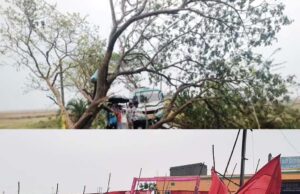 କାଳବୈଶାଖୀ ଝଡ଼ତୋଫାନରେ ଉପୁଜିଲା ଗଛ ବିଦ୍ୟୁତ୍ ଖୁଂଟ, ଉଡ଼ିଗଲା ଅପେରା ଟେଣ୍ଡ ଓ ଛପର ଘର, ୪ ପଂଚାୟତର ୨୪ ଗାଁରେ ବିଜୁଳି ଠଫ