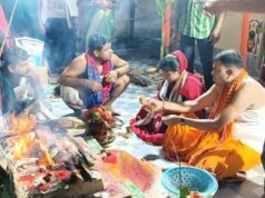 ଧାମନଗର ଥାନା ପରିସରରେ ଆଖଣ୍ଡଳେଶ୍ୱର ମହାଦେବଙ୍କ ମନ୍ଦିର ପ୍ରତିଷ୍ଠା