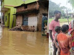 ଭଦ୍ରକ ଜିଲ୍ଲାରେ ବନ୍ୟା ପରିସ୍ଥିତି,୪.୬୮ ଲକ୍ଷରୁ ଅଧିକ ଲୋକ ପ୍ରଭାବିତ, ୧.୫୮ ଲକ୍ଷରୁ ଅଧିକ ସ୍ଥାନାନ୍ତର