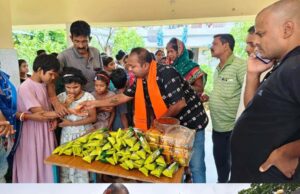 ଜନ୍ମଦିନରେ ମାନବସେବାର ନିଆରା ବାର୍ତା, ଭିନ୍ନକ୍ଷମ ଆଶ୍ରମରେ ଶୁଖିଲା ଖାଦ୍ୟ ବଂଟନ ଓ ବୃକ୍ଷରୋପଣ