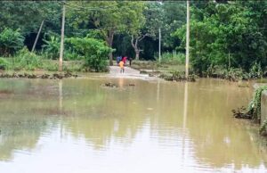 କପାଳୀ ନଦୀରେ ଜଳ ସ୍ତର ବୃଦ୍ଧି, ଧୋଇଯାଉଛି ଗାଁ ରାସ୍ତା
