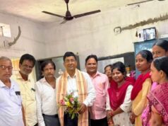 ନୂତନ ପ୍ରଧାନ ଶିକ୍ଷକଙ୍କୁ ସମ୍ବର୍ଦ୍ଧନା