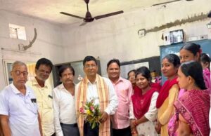 ନୂତନ ପ୍ରଧାନ ଶିକ୍ଷକଙ୍କୁ ସମ୍ବର୍ଦ୍ଧନା