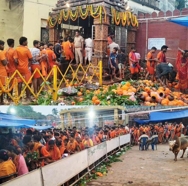 SRABANA MASA FIRST SOMAVAR AKHANDALAMNI PITHA