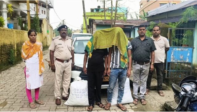 40 KG GANJEI JABAT, TWO ARREST