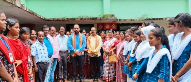 AGARPADA WOMENS COLLAGE VISITED BY BHADRAK MLA
