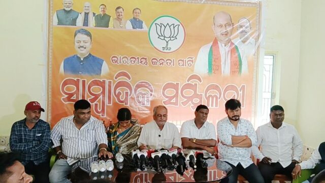 BHANDARIPOKHARI BJP PRESS MEET