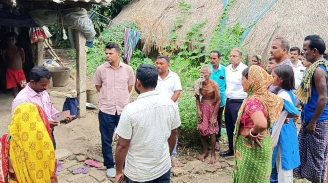 COLLECTOR CHANDBALI BLOCK VISIT