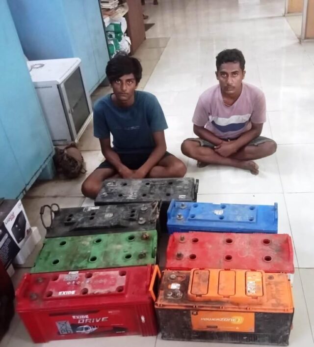 DHAMARA BATTARY CHORI - TWO ARREST