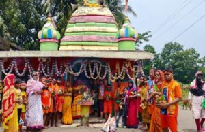 ଗୁପ୍ତେଶ୍ୱର ମନ୍ଦିରରେ କାଉଡିଆଙ୍କ ଭିଡ