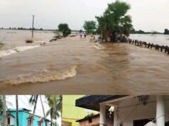 ବୈତରଣୀ ଓ ସାଳନ୍ଦୀ ନଦୀର ବନ୍ୟାସ୍ଥିତି ଗମ୍ଭୀର,ବୋଡକ ନିକଟରେ କୂଳ ଲଙ୍ଘିଲା ବୈତରଣୀ, ଅସ୍ଥାୟୀ ନଦୀବନ୍ଧର ବୁଡିଲା ବାଲା ଭାସିଗଲା ବାଲିବାସ୍ତା