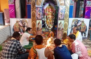 ନୂଆବଜାର ସରସ୍ୱତୀ ଶିଶୁ ବିଦ୍ୟାମନ୍ଦିରରେ ଶ୍ରୀଗଣେଶ ପୂଜା