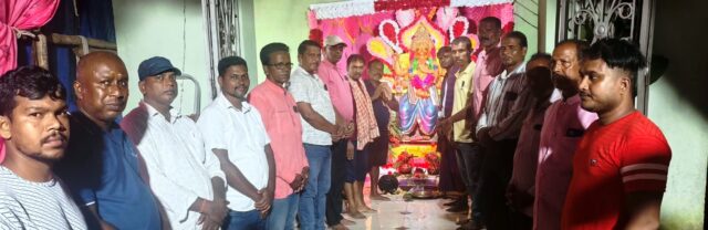 PUJA MANDAP BULILE BJP NETA