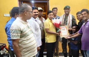 ଚାଚତେଇ ସଂଗଠନ ପକ୍ଷରୁ ସମ୍ବର୍ଦ୍ଧନା