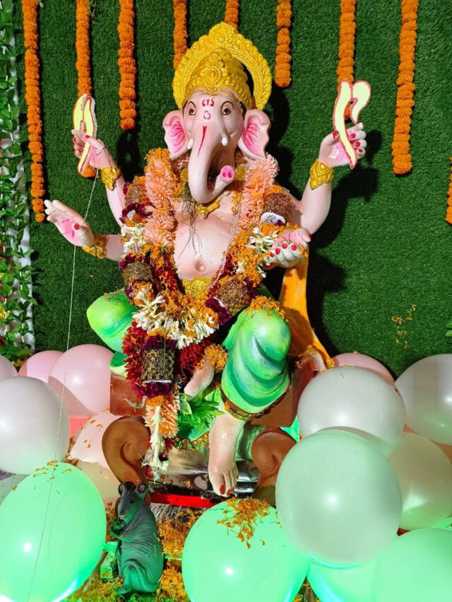 ganesh puja photo at bonth