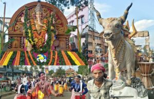 ପିଲା ଗଣେଶ ଭସାଣି ଉତ୍ସବ, ଆଧୁନିକ-ପାରମ୍ପରିକ ବାଦ୍ୟଯନ୍ତ୍ର ଓ ନୃତ୍ୟ ଶୋଭାଯାତ୍ରାରେ କମ୍ପିଲା ଭଦ୍ରକ ସହର